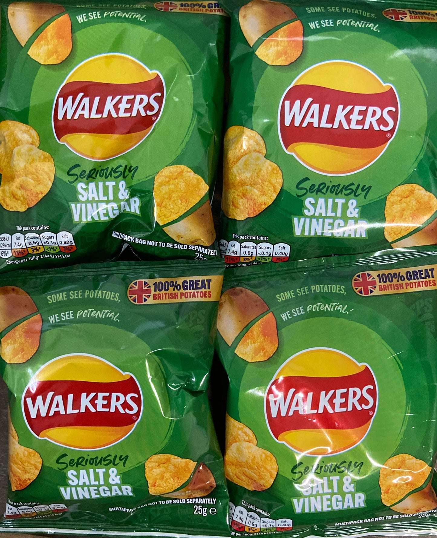 Walkers Salt & Vinegar Crisps (UK)