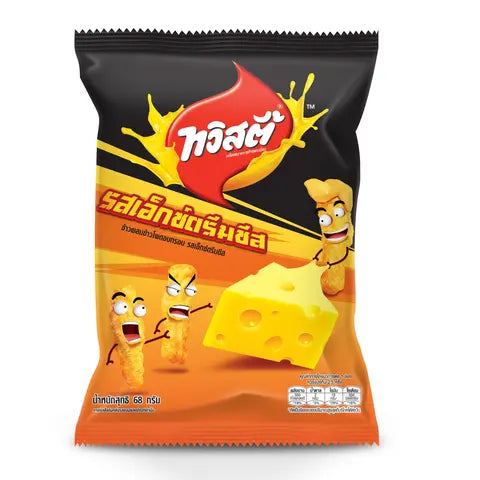 Exotic Baked Rice and Corn Cheese Twisties