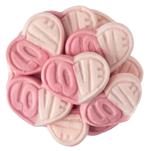 Strawberry Vanilla Hearts