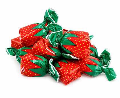 Wrapped Straw Berries