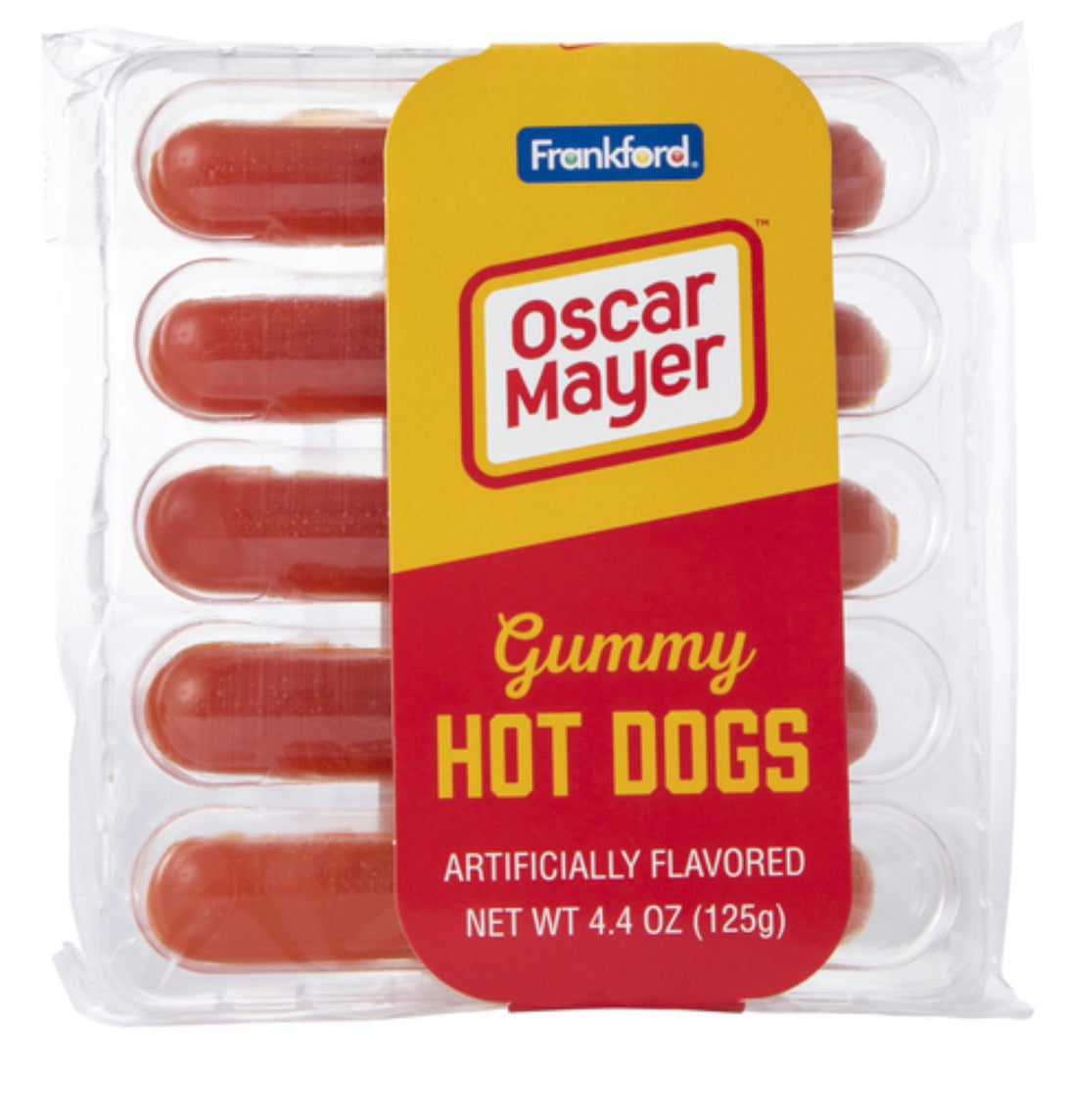 Oscar Mayer Gummy Hotdog Tray