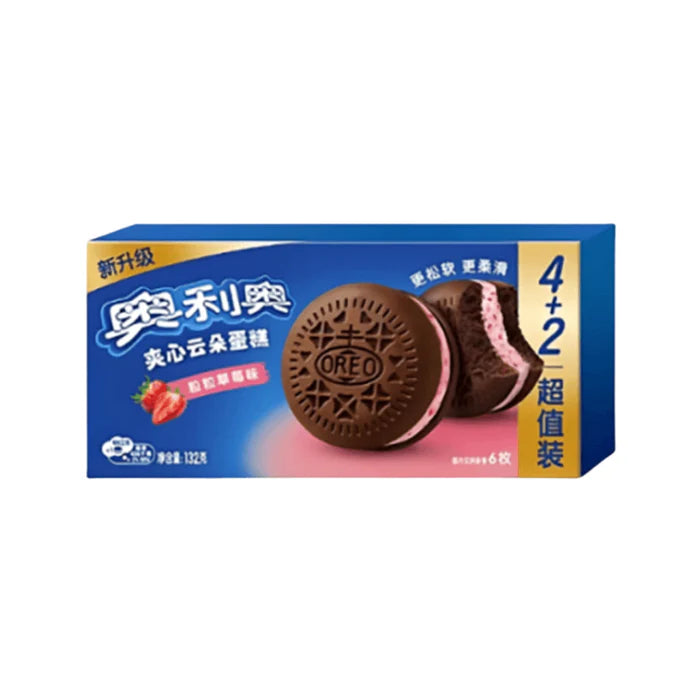 *EXOTIC* Strawberry Oreo Cloud Cakes