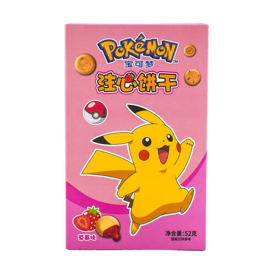Exotic Pikachu Strawberry Filled Cookies