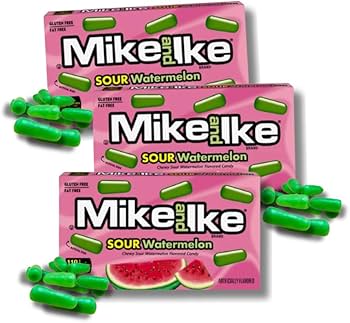 Mike And Ike Sour Watermelon Small Packs (3 Packs)