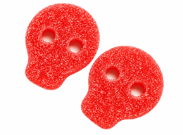 Sour Strawberry Skulls