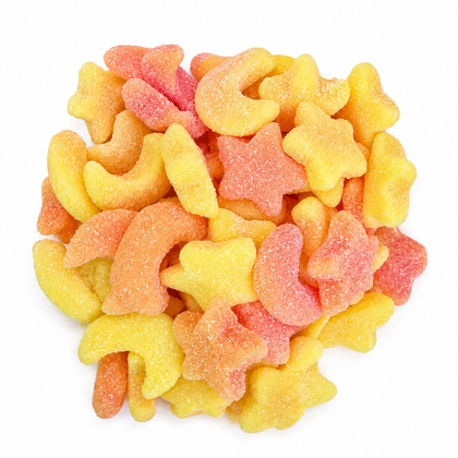 Stars And Moons (Orange & Yellow)