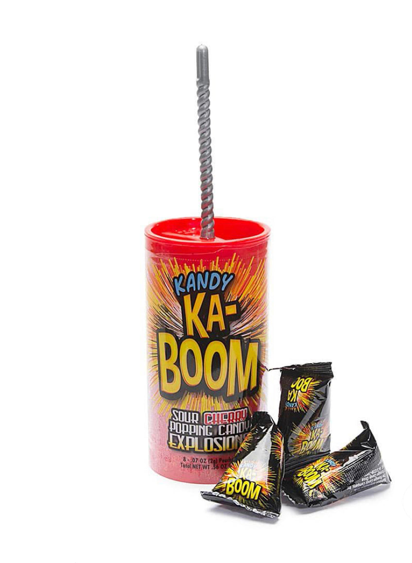 Kandy Kaboom! Sour Popping Candy (Cherry)