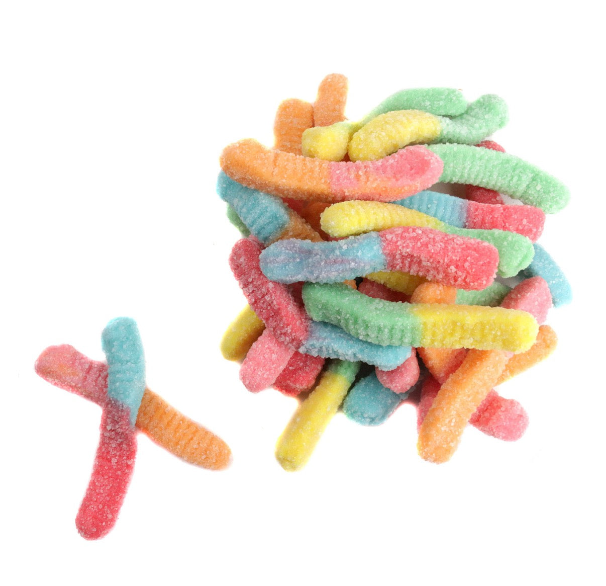 Neon Sour Worms