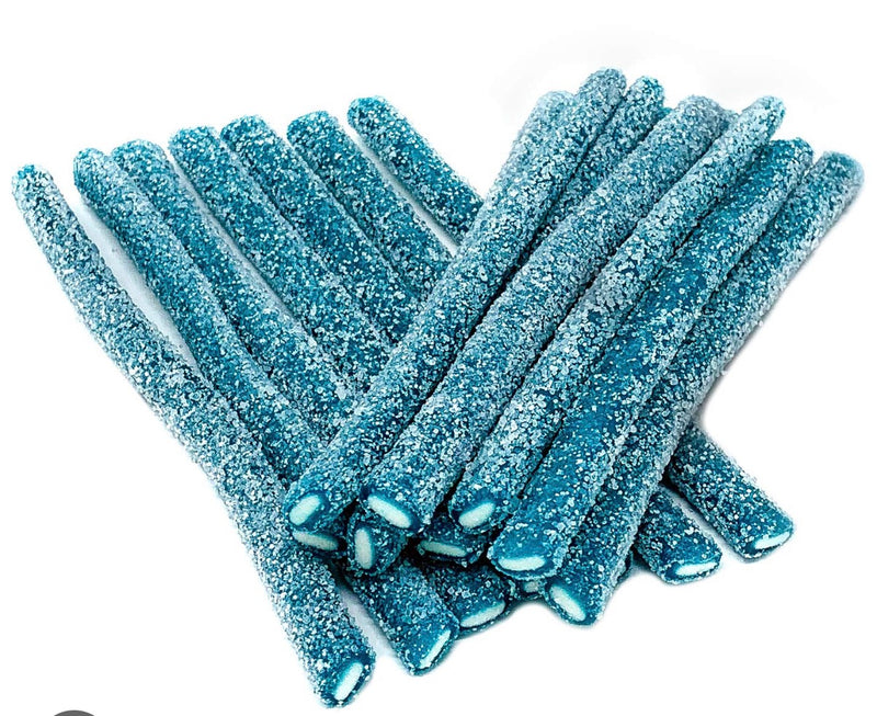 Blue Filled Straws