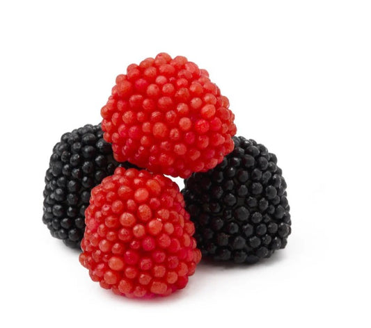 Red and Blackberry Crunchy Drops