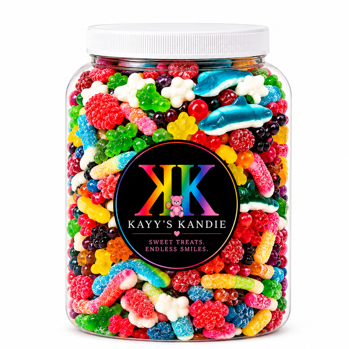 3.5 LB CANDY JAR 12 CHOICES