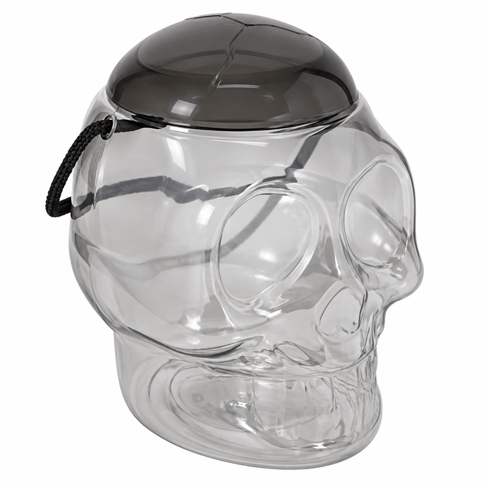 2 LB BLACK SKULL BUCKET