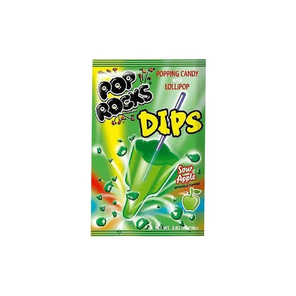 Pop Rocks Dips Sour Apple