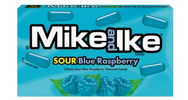 Sour Blue Raspberry Mike & Ike