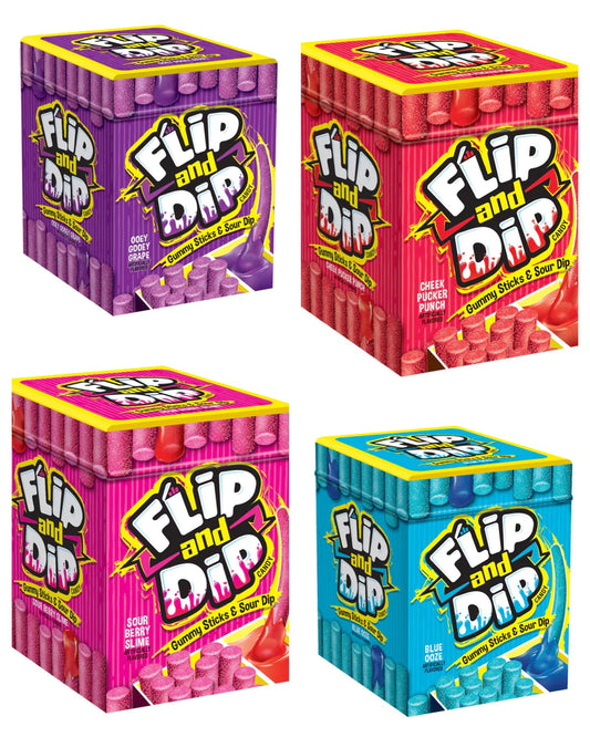 Flip and Dip Gummy Sticks