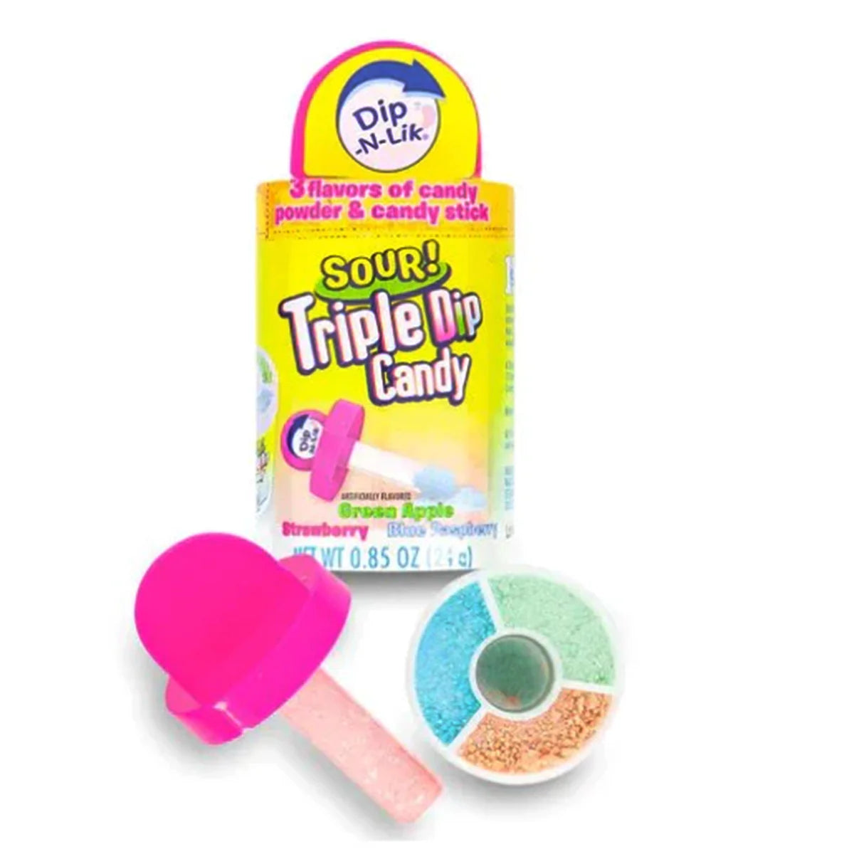 Sour Triple Dip-N-Lik Candy